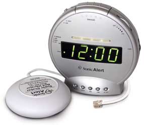 Sonic Alert Clock and Phone Signaler Sonic Alert Clock and Phone Signaler